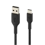 Belkin Braided C-A 0.15M Zwart