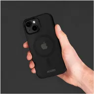 Accezz Rugged Frosted met MagSafe voor Apple iPhone 16 Zwart