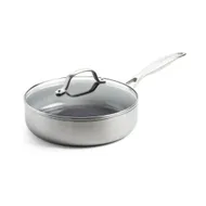 Greenpan Geneva hapjespan 24cm met deksel