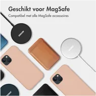 Accezz Liquid Silicone Backcover met MagSafe voor Samsung Galaxy S25 Ultra Roze