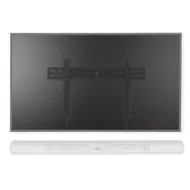 Cavus Muurbeugels vast geschikt voor Sonos Arc & 37-70 Inch televisie Wit