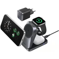 Anker MagGo Wireless Charger Cooling (25W Foldable 3-in-1) Zwart