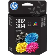 HP 302/304 Cartridges Combo Pack Multi-color