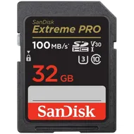 SanDisk SDHC Extreme Pro 32GB 100/90 mb/s - V30 - Rescue Pro DL 2Y