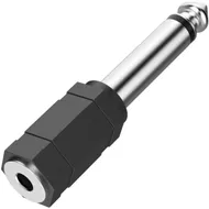 Hama Audio-adapter, 3,5mm jack koppeling mono - 6,3mm jack stekker mono