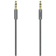 Hama Audiokabel Elite, 3,5-mm-jack-stereo - stereo, metaal, verguld, 0,75 m