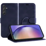 Just in Case Premium Wallet Case voor Samsung A55 Blauw