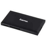 Hama USB-3.0-multi-kaartlezer, SD/microSD/CF/MS Zwart