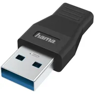 Hama USB-adapter, USB-A-stekker - USB-C-aansluiting, USB 3.2 Gen1, 5 Gbit/s