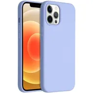 Accezz Liquid Silicone Backcover iPhone 12 Pro Max Paars
