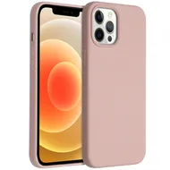 Accezz Liquid Silicone Backcover iPhone 12 Pro Max Roze