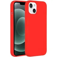 Accezz Liquid Silicone Backcover iPhone 13 Mini Rood