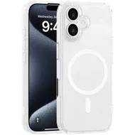 Just in Case Soft TPU Case MagSafe voor Apple iPhone 16 Transparant