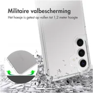 Accezz Xtreme Impact Backcover voor Samsung Galaxy S25 Transparant