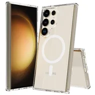 Just in Case Soft TPU Case MagSafe voor Samsung S24 Ultra Transparant