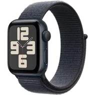 Apple Watch SE GPS 44mm Aluminium Case met Ink Sport Loop Middernacht