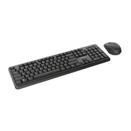 Trust TKM-350 WIRELESS KEYBOARD & MOUSE US Zwart