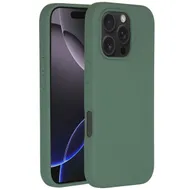 Accezz Liquid Silicone Backcover met MagSafe iPhone 16 Pro Donkergroen