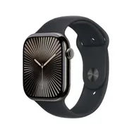 Apple Watch Series 10 GPS + Cellular 46mm Titanium Case met Sport Band - M/L Groen