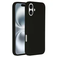 Accezz Liquid Silicone Backcover met MagSafe iPhone 16 Plus Zwart