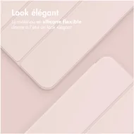 Accezz Smart Silicone Bookcase voor Apple iPad Pro 13 (2024) M4 Roze