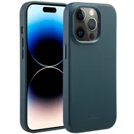 Accezz MagSafe Leather Backcover iPhone 14 Pro Groen