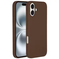Accezz Liquid Silicone Backcover met MagSafe iPhone 16 Bruin