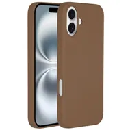 Accezz Liquid Silicone Backcover met MagSafe iPhone 16 Plus Lichtbruin