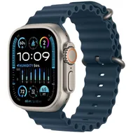 Apple Watch Ultra 2 GPS + Cellular 49mm Titanium Case met Ocean Band Zwart