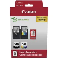 Canon PG-540 + CL-541 Cartridges + GP-501 Fotopapier Multi-color