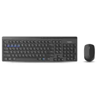 Rapoo 8100M Multi-mode Wireless Desktop Set Zwart