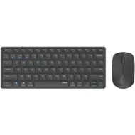 Rapoo 9600M Draadloze multimode Blade Combo Set, QWERTY US Donkergrijs
