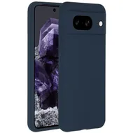 Accezz Liquid Silicone Backcover Google Pixel 8 Donkerblauw