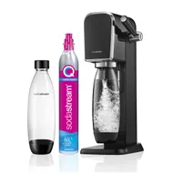 Sodastream ART Starterpack incl. 1l.Fles + Quick Connect Cilinder Zwart/rvs