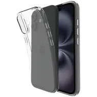 Just in Case Zero Soft TPU Case voor Apple iPhone 16 Plus Transparant