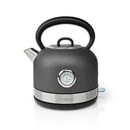 Nedis Electric Kettle | 1.7 L | 360° Rotation Grijs