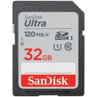 SanDisk SDHC Ultra 32GB 120MB/s CL10 - 3 pak