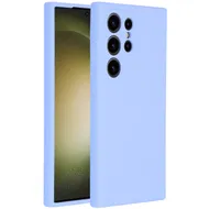 Accezz Liquid Silicone Backcover Samsung Galaxy S24 Ultra Paars