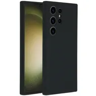 Accezz Liquid Silicone Backcover Samsung Galaxy S24 Ultra Zwart