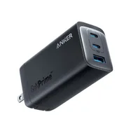Anker 737 GaN III 3-Port 120W Charger 2*C(100W)+1*A(22.5W) Zwart