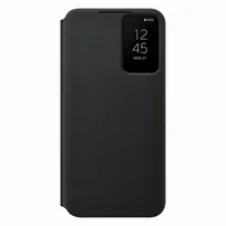 Samsung Galaxy S22 Plus Clear View Book Case Zwart
