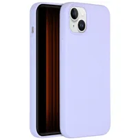 Accezz Liquid Silicone Backcover iPhone 15 Plus Paars