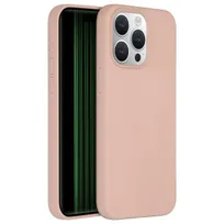 Accezz Liquid Silicone Backcover met MagSafe iPhone 15 Pro Max Roze