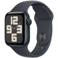 Apple Watch SE GPS 40mm Aluminium Case met Sport Band - S/M Middernacht