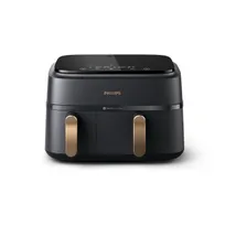 Philips NA352/04 Dual Basket Zwart