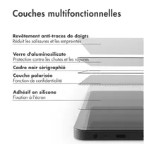 Accezz Gehard Glas Privacy Screenprotector Samsung Galaxy S22 / S23 Transparant