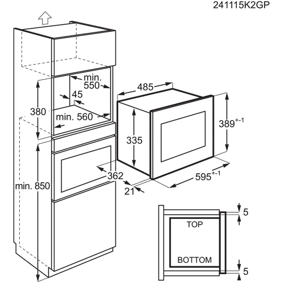 AEG TS5CM25TB