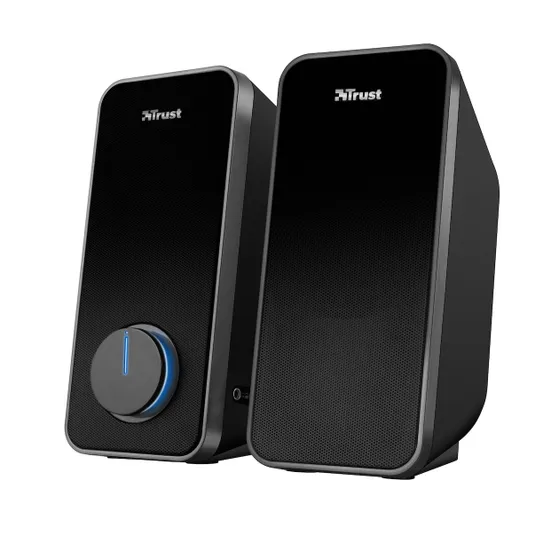 Trust Arys Compact RGB LED 2.0 speaker set Zwart