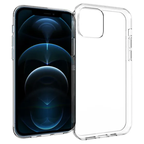 Accezz Clear Case voor Apple iPhone 12 (Pro) Transparant