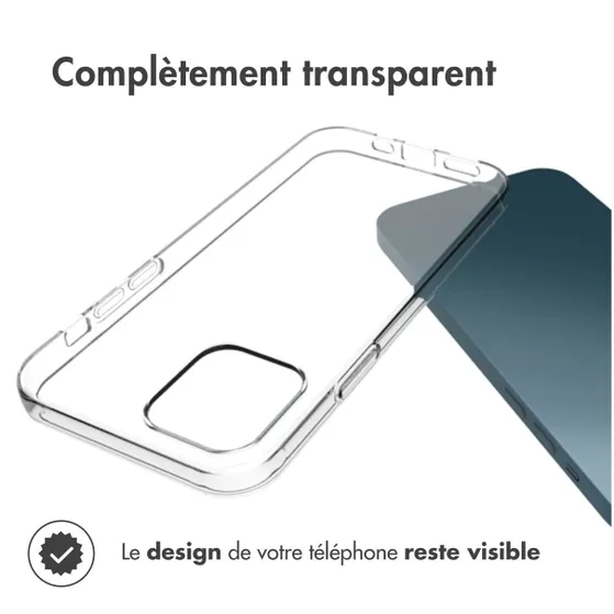 Accezz Clear Case voor Apple iPhone 12 (Pro) Transparant